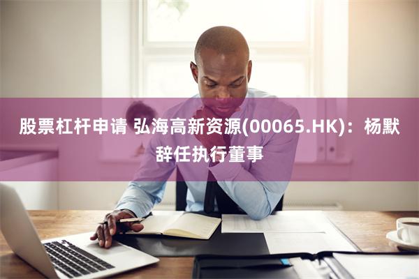 股票杠杆申请 弘海高新资源(00065.HK)：杨默辞任执行董事