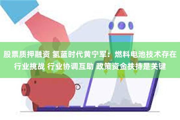 股票质押融资 氢蓝时代黄宁军：燃料电池技术存在行业挑战 行业协调互助 政策资金扶持是关键