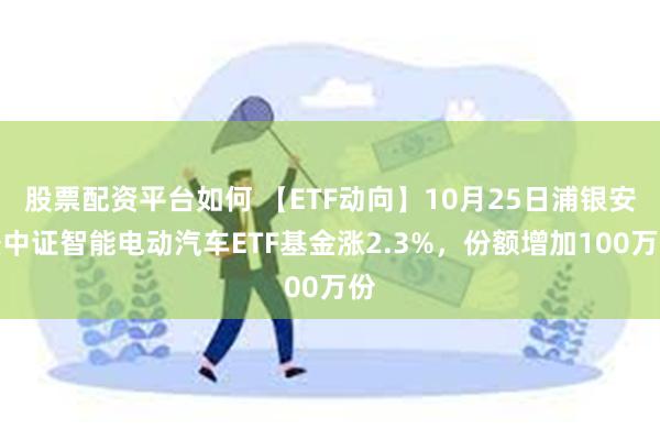 股票配资平台如何 【ETF动向】10月25日浦银安盛中证智能电动汽车ETF基金涨2.3%，份额增加100万份