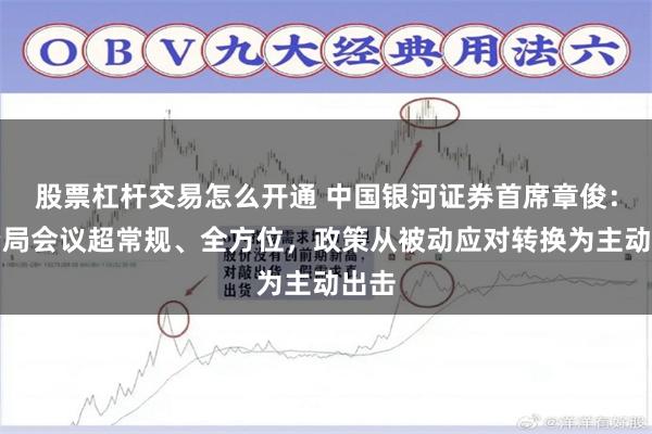 股票杠杆交易怎么开通 中国银河证券首席章俊：政治局会议超常规、全方位，政策从被动应对转换为主动出击