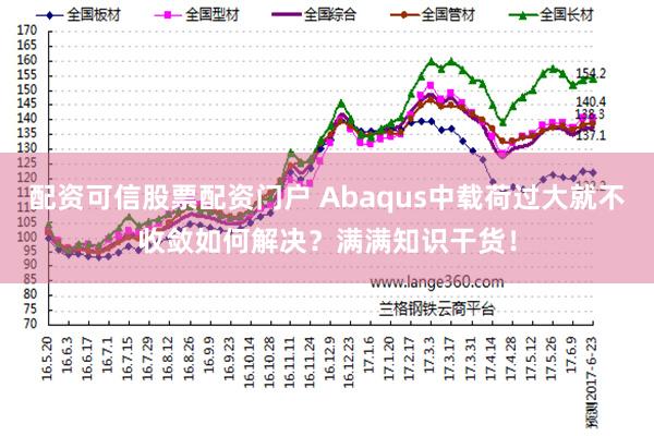 配资可信股票配资门户 Abaqus中载荷过大就不收敛如何解决？满满知识干货！